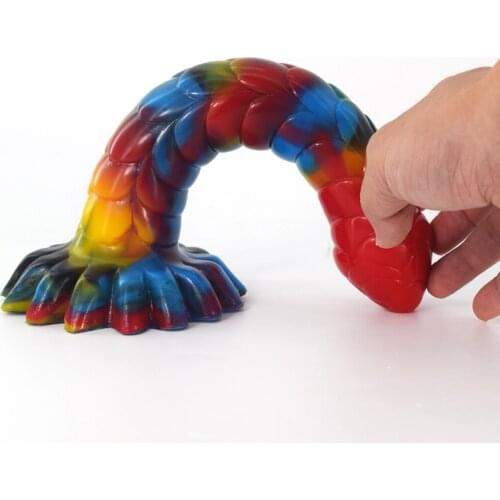 Lotus Flower Huge Long Dildo Cock Big Sexy Silicone Dildo Butt Plug For Woman Masturbator Anal Sex Toys Female Products Sex Shop