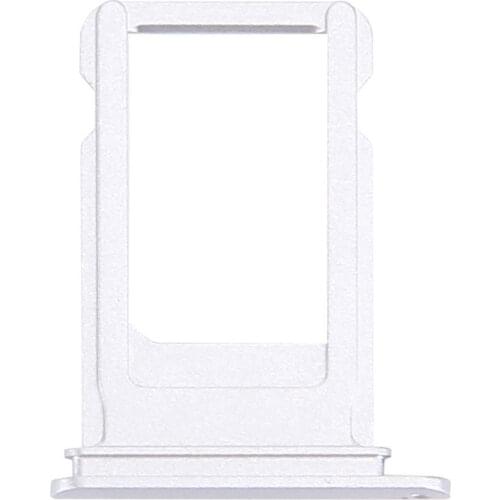 Sim card holder for Apple Iphone 7 Silver Slot ladder cart tray replacement