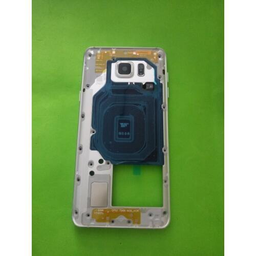 For Samsung Galaxy NOTE 5 N920F N920A Middle Plate Frame Housing Bezel Chassis + Back Camera Lens and Side Button