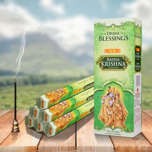 Indian Incense Stick Aroma Sticks Krishna Incense Big Box India Original Imported Do Yoga Smells Relax Stick for Indoor Teahouse
