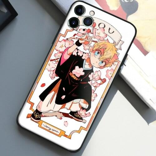 Jibaku shounen hanako kun manga For IPhone Se 6 6s 7 8 Plus X XR XS 11 12 Mini Pro Max Glass TPU Silicone Phone Case Cover Shell