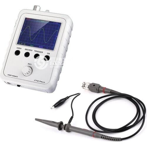 Box dso150 shell oscilloscope dso138 upgraded portable oscilloscope with professional probe