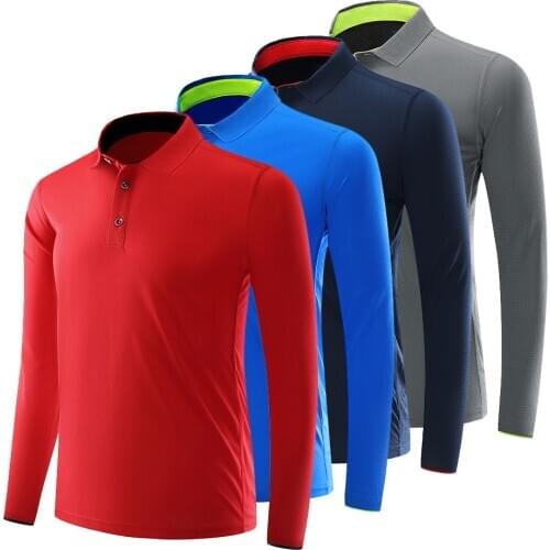Summer Golf Clothing Mens Sports Long Sleeve Golf Shirt Quick-Drying and Breathable Casual Sports Lapel Golf Shirt S-5XL