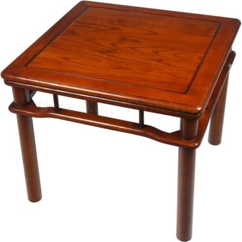 Small Square Table Solid Wood Table Household Side Small Apartment Japanese Style Low Table Korean Antique Tea Table Modern