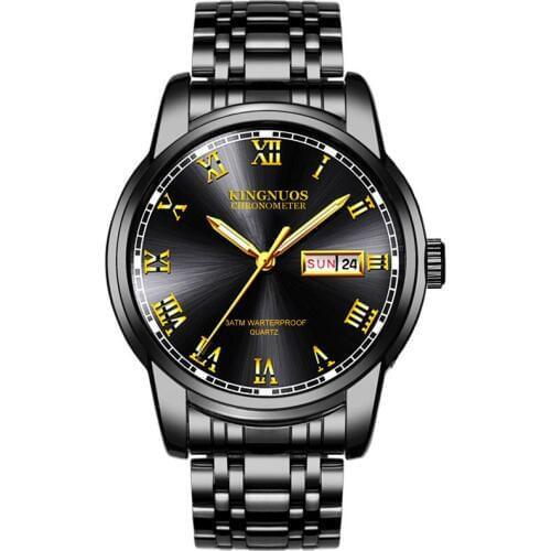 2019 Mens Watches Military Luxury Brand Watch Mens Quartz Stainless Steel Clock Fashion Chronograph Watch Man Relogio Masculino