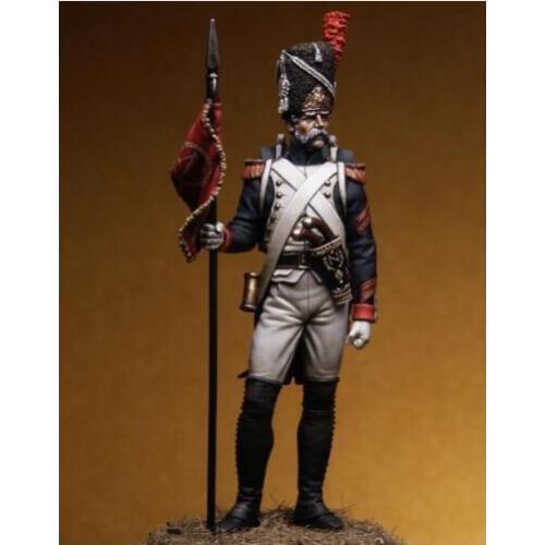New Unassembled 1/24 75mm Grenadiers of the Guard West 75mm Resin Kit DIY Toys Unpainted resin model
