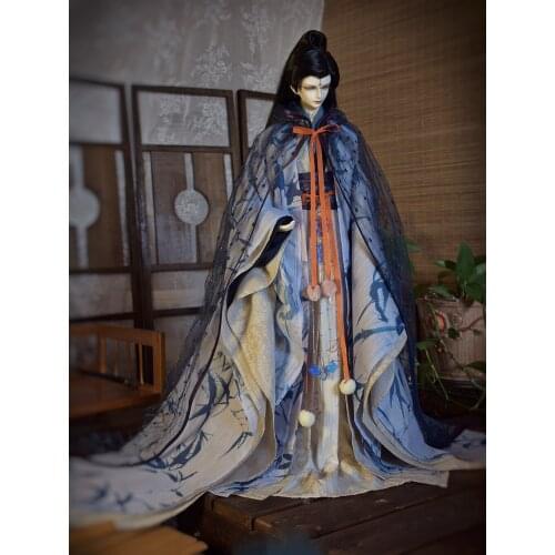 1/3 BJD Clothes Ancient Costume Hanfu Samurai Outfit Set for BJD/SD Big Girl SD17 SSDF ID75 Strong Uncle Doll Accessories C1069