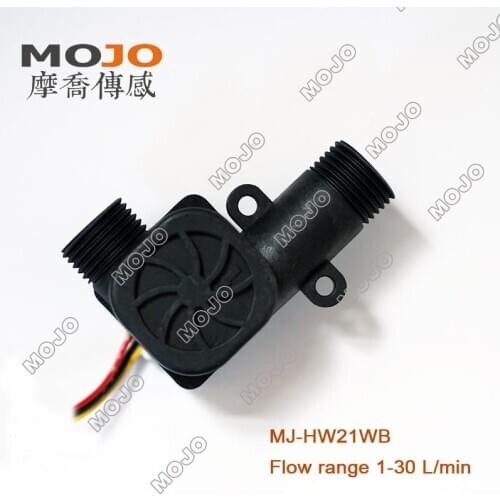 Flow Meter MJ-HW21WB(5pcs/lot) OD:1/2" 1-30L/min New Intelligent Water Dispenser Hall Flow Sensor