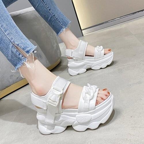 Womens High Heels Sandal Thick Bottom Casual Shoes Ladies Leisure Summer Wedges Sandals Woman Shoes Women Platform Sandalias