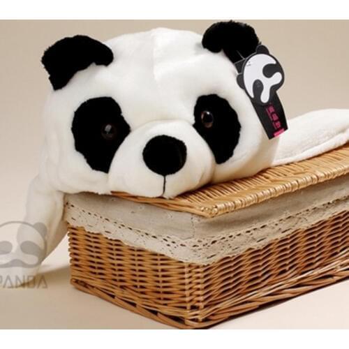 Panda Hat Cartoon Plush Child Cap Korean Version Lovely Warm Ear Protectors Lei Feng Hat Chengdu Special Ceremony