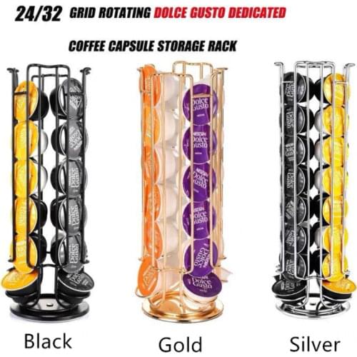 Six Style Coffee Pod Holder Stainless Steel Display Capsule Rack New Stand Storage Shelves For Dolce Gusto Capsule 2020