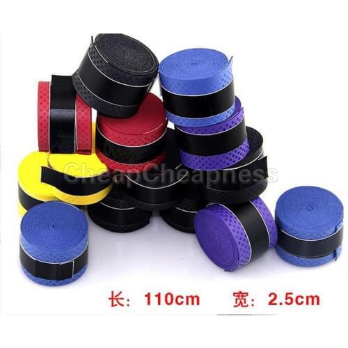 Fishing Rod Tennis Badminton Squash Racquet Sweatband Brief Convenient Anti-Skip Stretchy Overgrips Grip Tape