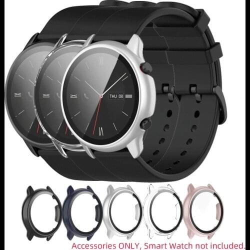 Hard Edge Full Screen Glass Protector Case Shell Frame For Amazfit GTR 2/2e GTR2e Sport Watch GTR2 E/Lte Protective Bumper Cover