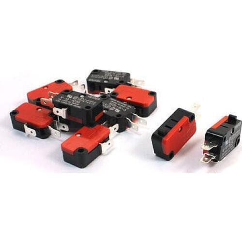 10 Pcs V-15-1C25 AC 250V 15A Micro Limit Switch SPDT Momentary Snap Action
