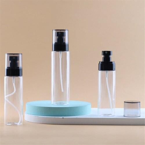 100ml/120ml/150ml Plastic Travel Transparent Plastic Perfume Atomizer Small Mini Empty Spray Refillable Mist Pump Toner Bottle