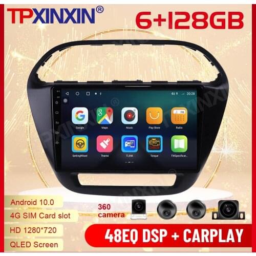 2 Din Carplay Android Radio Receiver Multimedia Stereo For TATA TIAGO GPS Navigation IPS Screen Auto WiFi Video Audio Head Unit