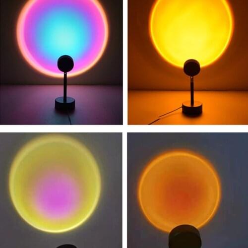 Atmosphere LED Night Light Projector Light For Home Coffee Shop Background Wall Decoration USB Operating Desk Lamp