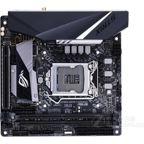 Used Desktop Motherboard Asus ROG STRIX H370-I GAMING Motherboard socket LGA 1151 DDR4 mainboard on sales