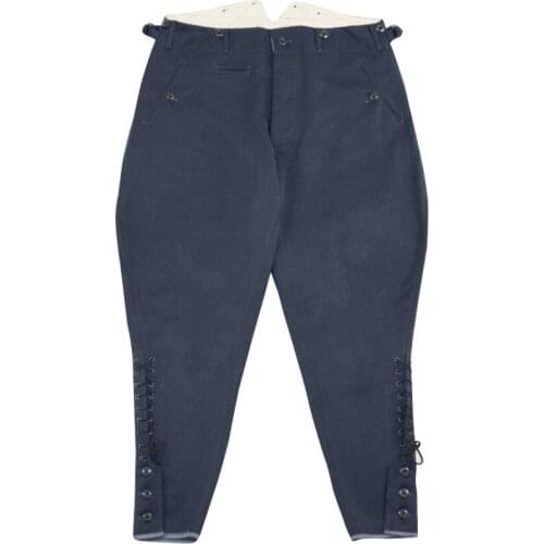 GUDF-001 WWII German Luftwaffe Officer Gabardine Breeches