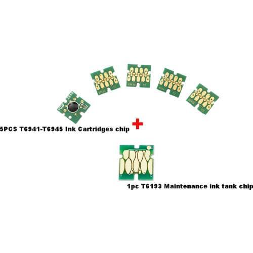 CISSPLAZA 1set T6941+ 1pc T6193 Chip compatible For epson SureColor T3000 T3070 T5070 T7070 T3200 T5200 T7200 T3270 T5270 T7270