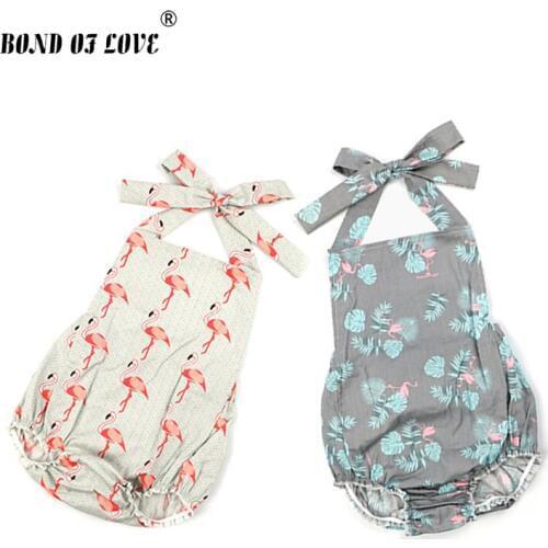 Cute Newborn Infant Baby Girls Rompers Summer Clothing Infant Outfits Sleeveless Romper Baby Girls Clothing Jumpsuit Playsuit