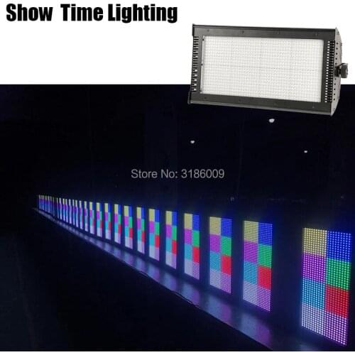 Background Decorate Effect 1000W RGB 3IN1 Segmentation Dj Led Strobe Flash Light Good Use For Home Party KTV Night CLub Show