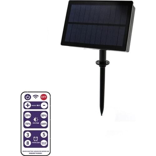 Solar Battery Box Pack Powered Light With Drill Digger Remote Control For Led String Strip Lamp DIY