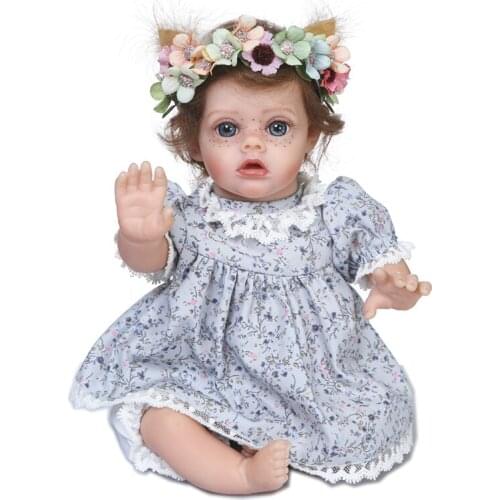Reborn Baby Doll 12 Inches Lifelike Newborn Flo Mini Elf Vinyl silicone bebe Doll toys for children gift