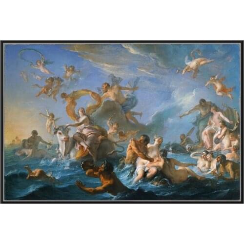 Classical Portrait Figures Oil Painting on Canvas Home Decor Canvas Printings HD Print Retro Wall Art Picture for Living room