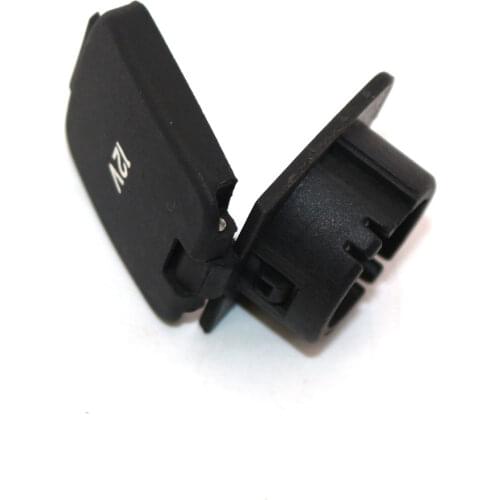12V Car Power Socket Lighter Cigarette Cover Outlet Cap Fit Ford F150 F250 F350 F450 F550 11-17 BB5Z19A487BA