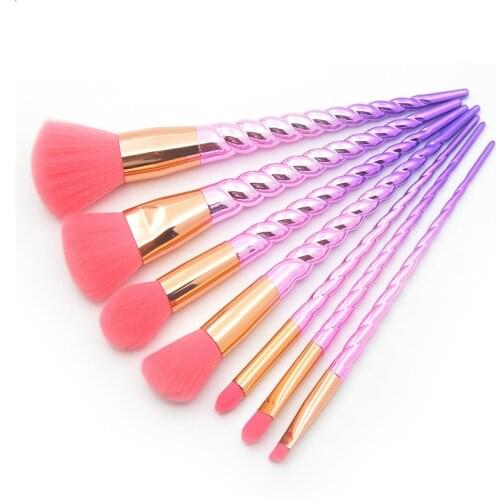 2019 New Makeup Brushes Set Beauty Unicorn Make Up Brush Tools Foundation Blending Powder Eyeshadow Cosmetic Brushes Maquillaje