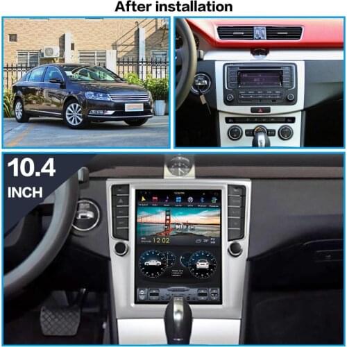 Tesla Android 9.0 PX6 Built-In Wireless DSP CARPLAY Car Multimedia Radio For Volkswage Magotan CC 2011-2014 Navigation Head unit