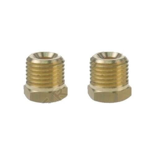 PAIR OF ELECTROLUX 052125 4mm TUBING UNION NUTS M10 THREAD ZANUSSI OLIS PEL