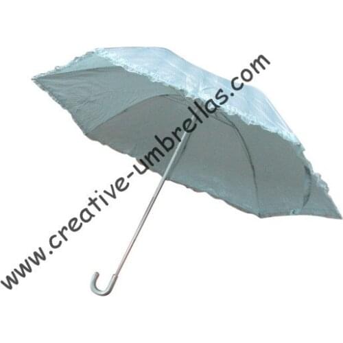 Drop shipping(4 pieces/lot)pocket ladies polyester pearl colour coating parasol,superlight 70T steel alloy plated umbrellas