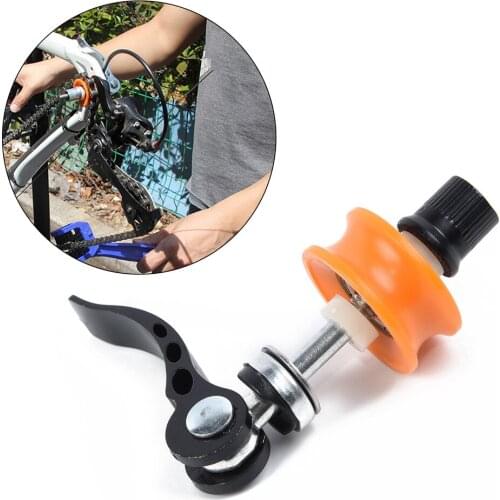 Mountain Cycling Bike Road Bicycle Chain Keeper Holder Roller for Bike Chain Cleane Outdoor Anti-resistance Repairing Elements