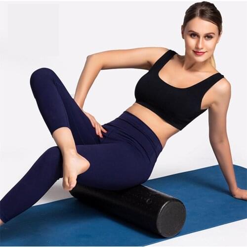 Yoga Column Roller Solid EPP Block Pilates Roller for Massage Muscular Relaxation Fitness Workout at Home Office Gym 30/45/60cm
