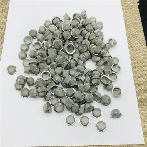 Smoking pipe metal ball stainless steel filter screen, crystal pipe filter screen smoking weed tobacco accessories