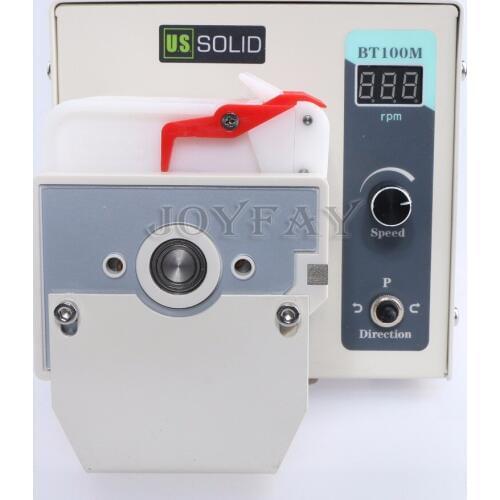 U.S. Solid Peristaltic Pump BT100M MC5 10 Roller 0.00067 - 32 ml/min 5 channel