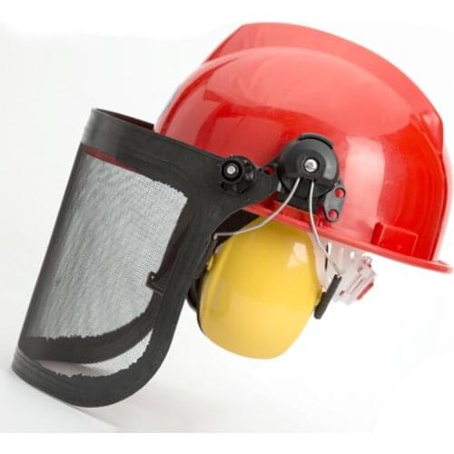 High Quality Adjustable Safety Helmet Removable Mesh visors Construction Site