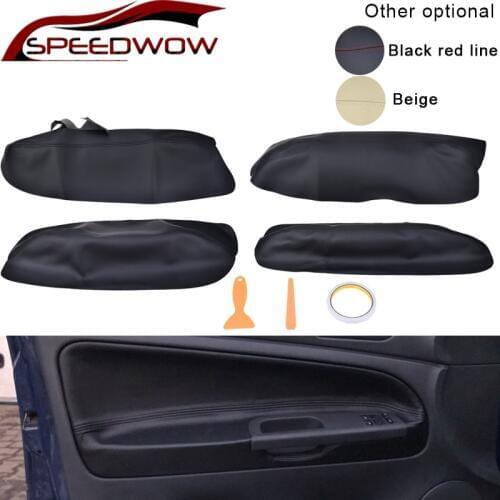 NS Modify Door Armrest Panel Cover Protection Trim For VW Passat B5 1998 1999 2000 2001 2002 2003 2004 2005 2007