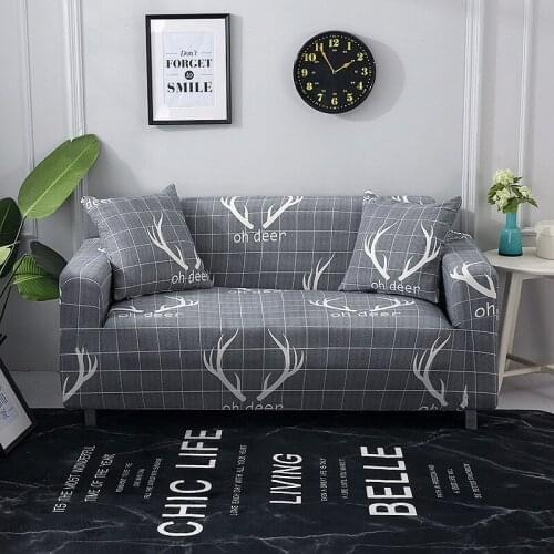 Spandex Chair Sofa Protector Cover for Living Room Elastic Geometric Stretch Slipcovers L Shape Corner Couch Sofa Covers Cheap