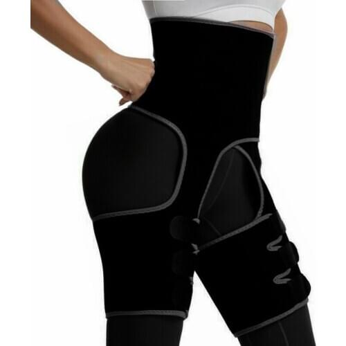 Women Sport Waist Support Legs Support Slimming Leg Shaper Thigh Trimmers Warmer Slender Shaping Legs Compress Belt Shapers