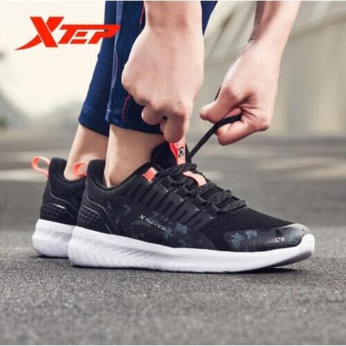 Xtep Womens Running Shoes Shock-resistant Casual Shoes Sports Shoes Mesh Shoes Comfortable Running Shoes 880118110072