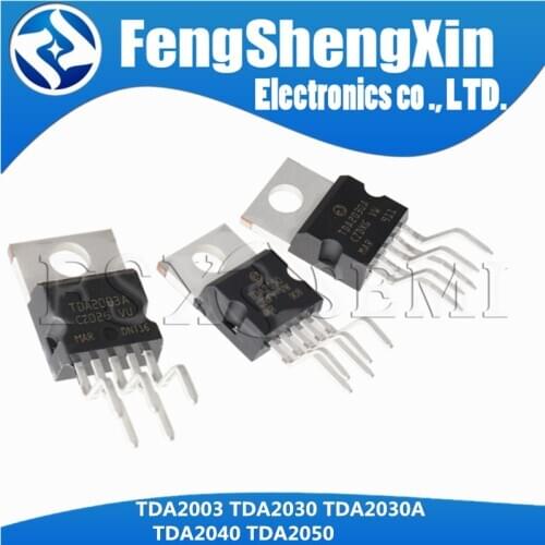 10pcs/lot New TDA2003 TDA2030 TDA2030A TDA2040 TDA2050 LM317T L7805CV IRF3205 Transistor TO-220
