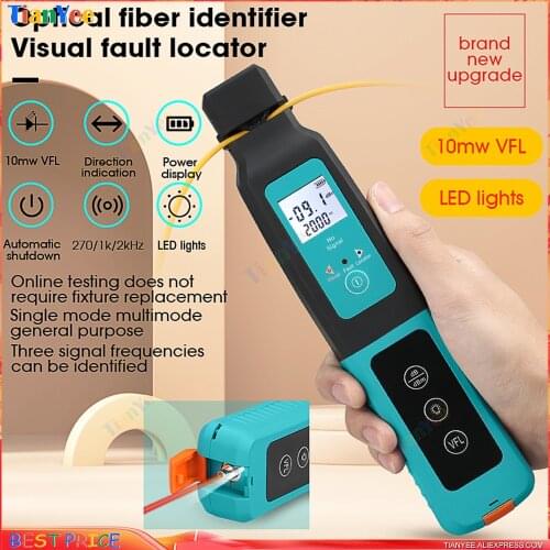 High quality Fiber Optic Identifier Live Fiber Optical Identifier AUA-40 with Built in 10mw Visual Fault Locator