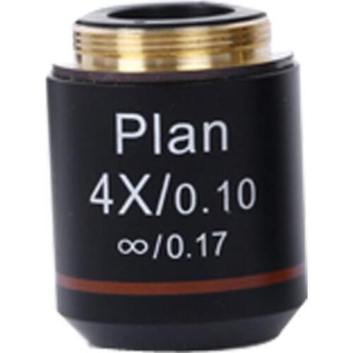 4X Infinity Plan Achromatic Objective Lens 4 Times Educational Lab School Olympus Biomicroscope Biological Microscope 20.2mm