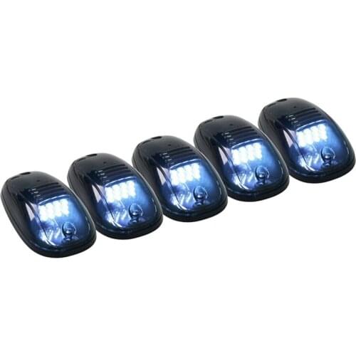 5PCS Car Dome Light Exterior 12LED Roof Light Top Warning Lamp for F-150 Ranger T6 T7 XTL Dodge RAM