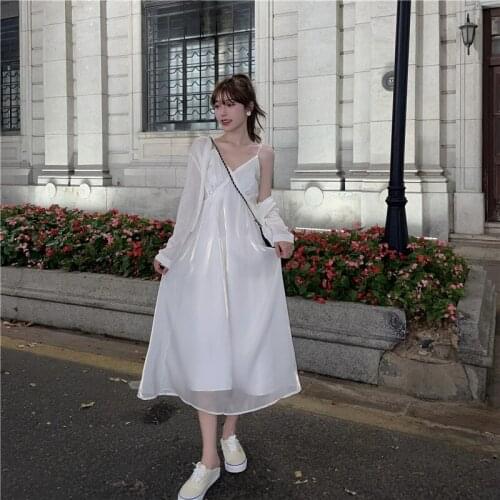 Белые летние платья BADAWEN China At AliExpress