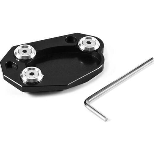 Motorcycle Side Stand Extension Plate Enlarger Kickstand Enlarge Pad For Kawasaki ER6N ER6F 2012-2014 Z1000 2010-2015 Z800 13-15
