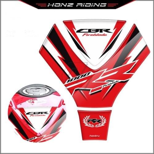 For Honda CBR1000RR CBR 1000RR Fireblade 2017-2020 Motorcycle Gas Tank Pad Protector 3D Resin